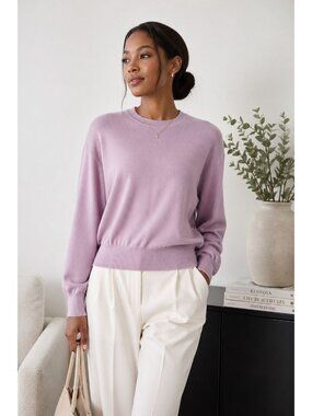 Stockholm Atelier & Other Stories Women's  Knit Top Sweater Lavender Size S